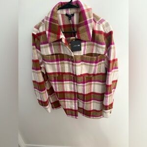 NWT- Joe’s JEANS- Firnanda Plaid Shirt Jacket